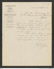 k.k. naturhistorisches Hofmuseum, Intendanzakten 1885-1896 (Hauer), Aktenzahl Z.707.a/1889, Seite 1